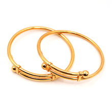 22K Gold Baby Bangles Pair