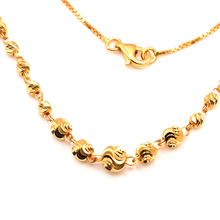 22K Gold Ball Necklace
