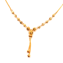 22K Gold Ball Necklace