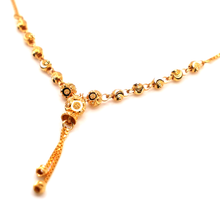 22K Gold Ball Necklace