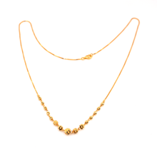 22K Gold Ball Necklace