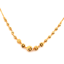 22K Gold Ball Necklace