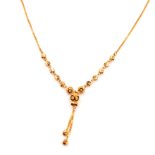 22K Gold Ball Necklace
