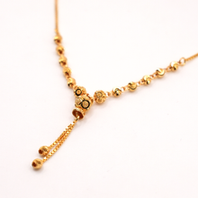 22K Gold Ball Necklace