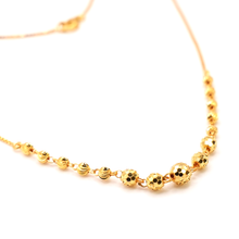 22K Gold Ball Necklace