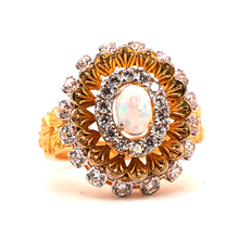 22K Gold Stone Ring