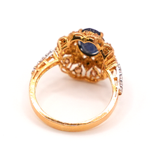 22K Gold Zircon Ring