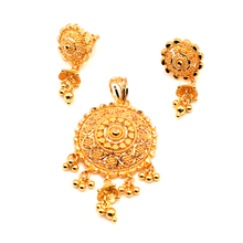 22K Gold Pendant Set