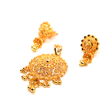 22K Gold Pendant Set