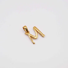 22K Gold Alphabet Pendant 