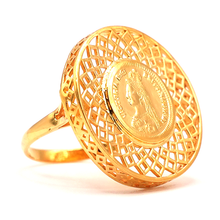 22K Gold Ginni Coin Ring