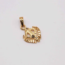 22k Gold Khanda Pendant