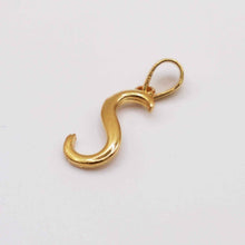 22K Gold Alphabet Pendant 