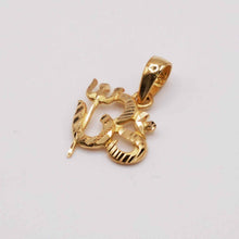 22k Gold OM Pendant