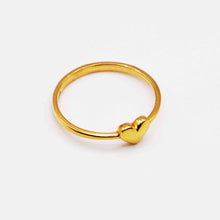 22K Gold Heart Ring