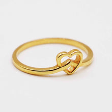 22k Gold Heart Ring