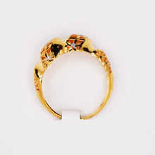 22k Gold Floral Ring