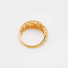 22K Gold Floral Ring