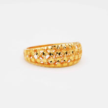 22K Gold Floral Ring