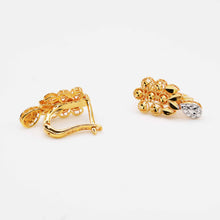 22K Gold Charm Style Two-tone Necklace