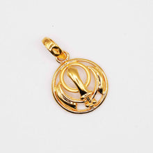 22k Gold Khanda Pendant