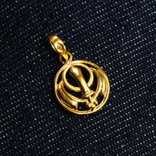 22k Gold Khanda Pendant
