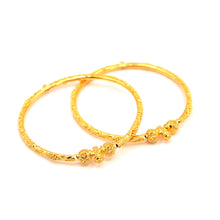 22k Screw Open Gold Bangle