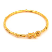 22k Screw Open Gold Bangle