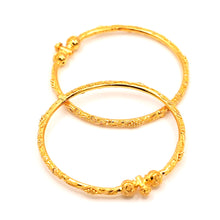 22k Screw Open Gold Bangle