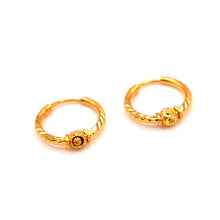 22K Gold Wali / Hoop Earrings