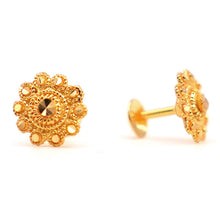 18K Gold Traditional Studs