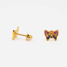 22K Gold Butterfly Designer Studs