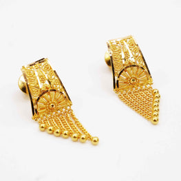 22k Gold Traditional Drop Style Studs