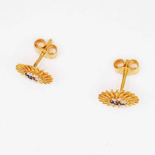 22K Gold Multicolor Designer Studs