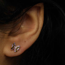 22K Gold Butterfly Designer Studs
