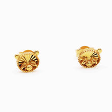 21K Gold Designer Studs