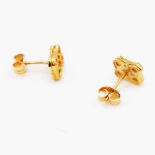 21K Gold Designer Studs