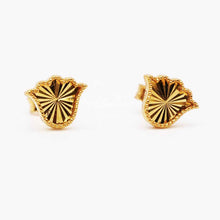 21K Gold Designer Studs