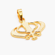 22K Gold Khanda Pendant
