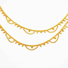 22K Gold Anklets (Pair)