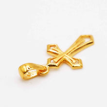 22K Gold Cross Pendant