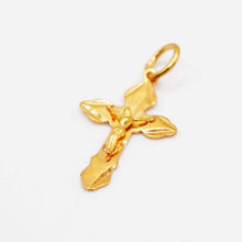 22K Gold Cross Pendant
