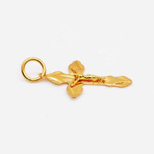22K Gold Cross Pendant