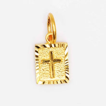 22K Gold Cross Pendant
