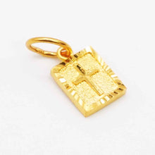 22K Gold Cross Pendant