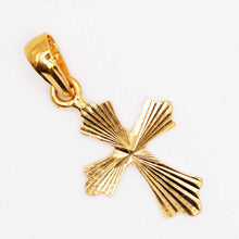22K Gold Cross Pendant