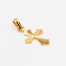 22K Gold Cross Pendant