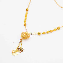 21K Gold Heart Shape Necklace