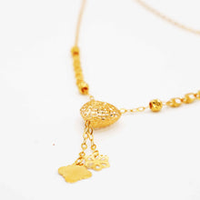 21K Gold Heart Shape Necklace