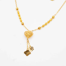 21K Gold Heart Shape Necklace